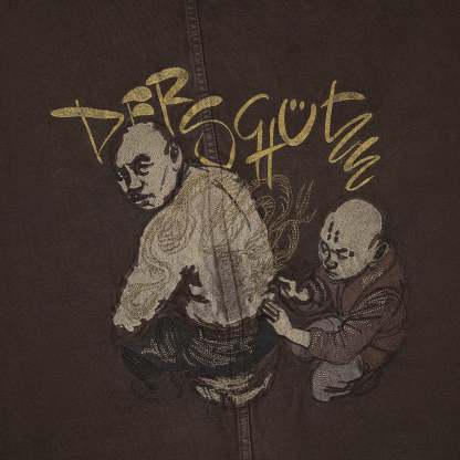 "yakuza" brown washed denim Jacket-Coordom