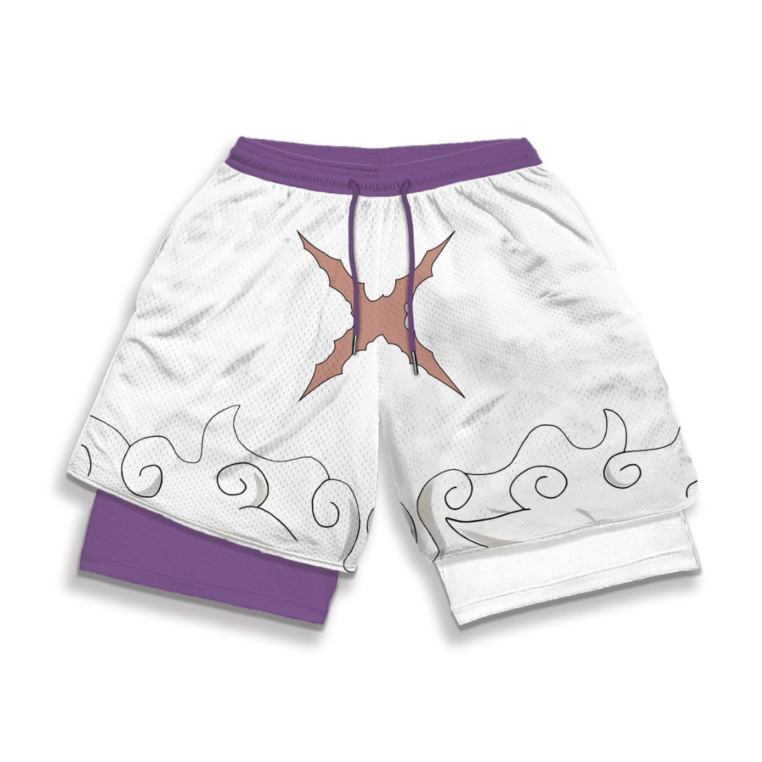 Luffy Gym Shorts-Coordom