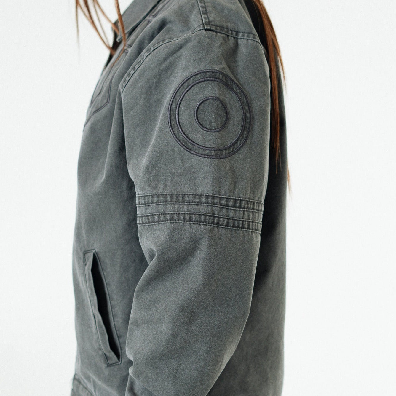 King of Curses Washed Denim Jacket-Coordom