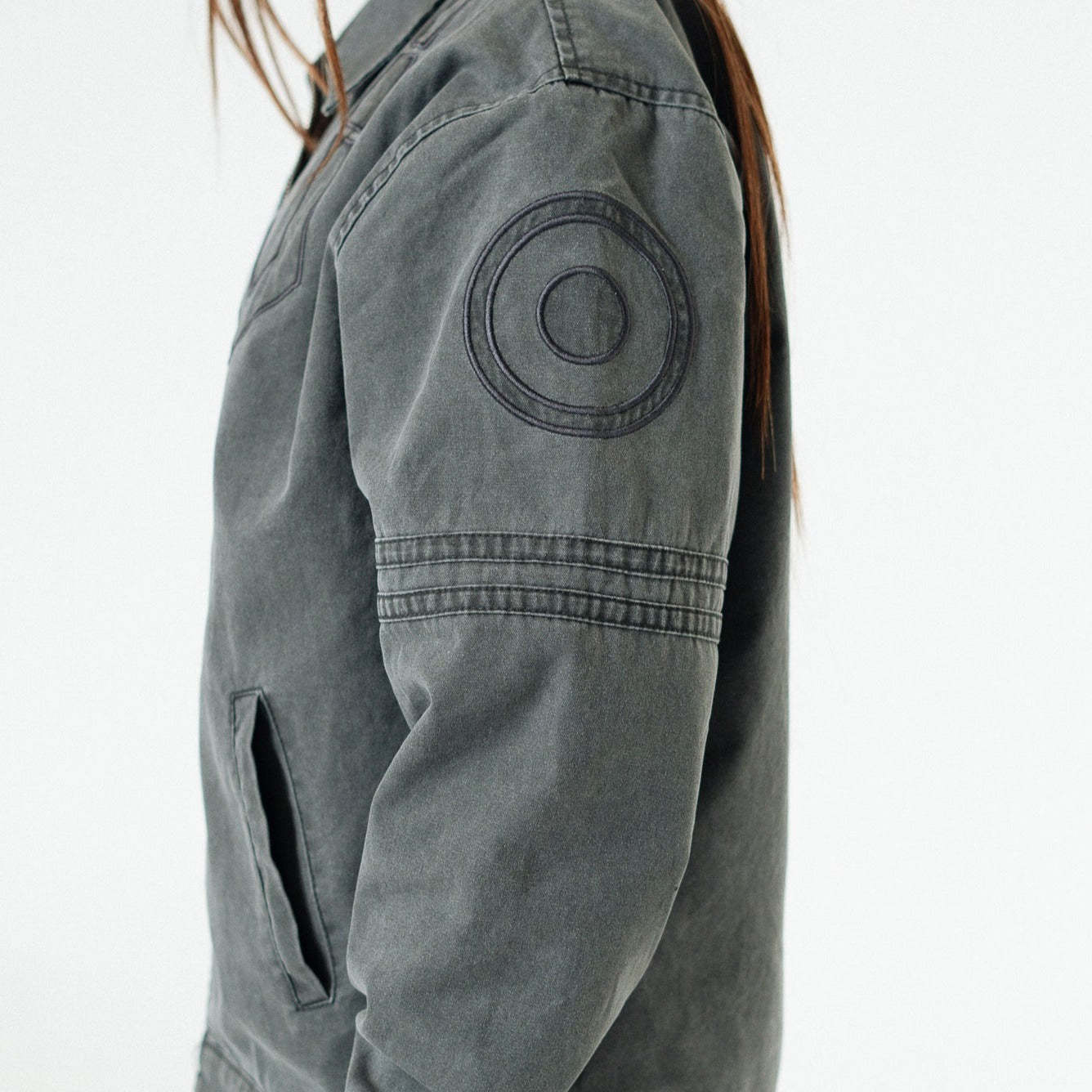 King of Curses Washed Denim Jacket-Coordom