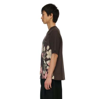 "yakuza v2" knitted Jersey khaki-Coordom