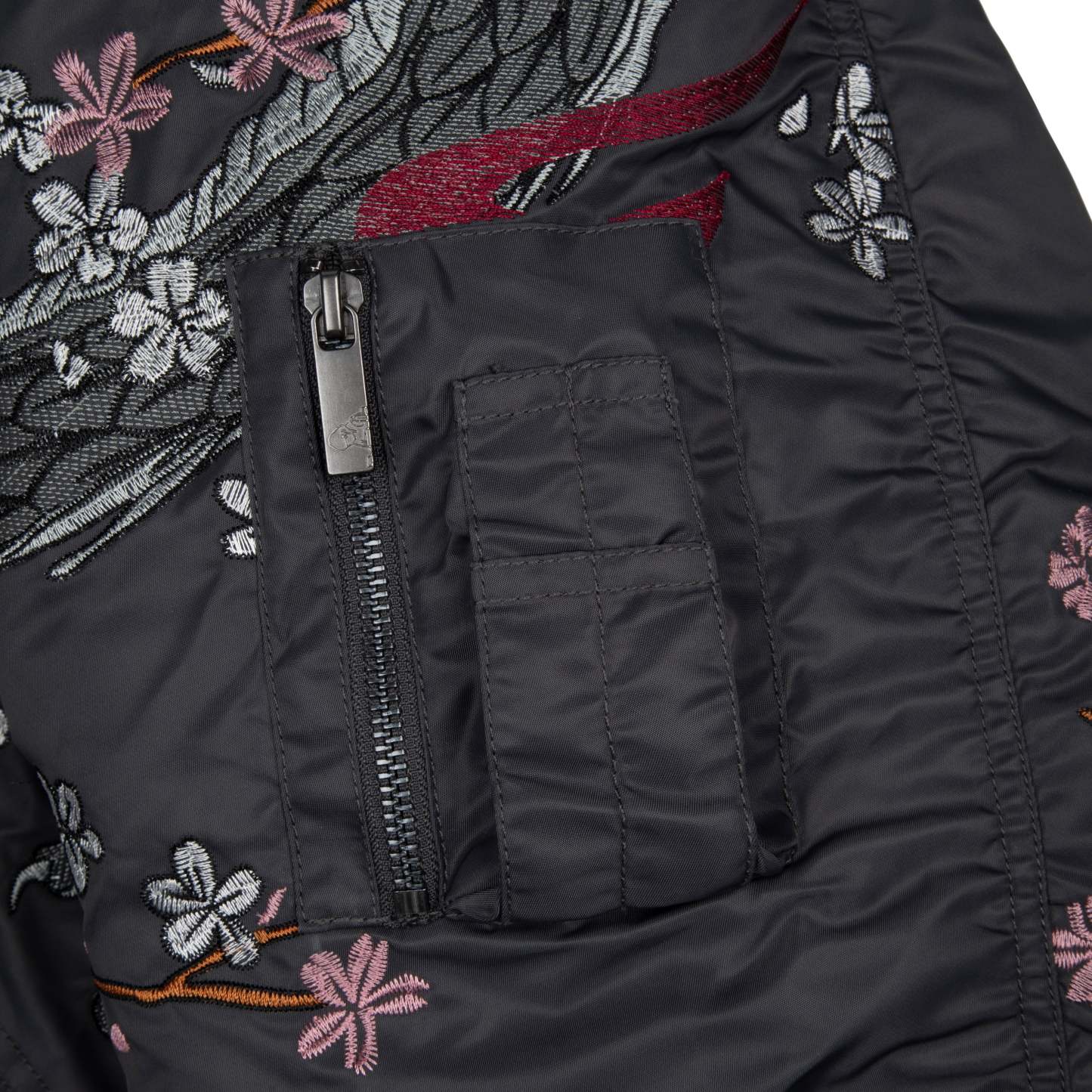 "yakuza v2" bomber Jacket dark grey-Coordom