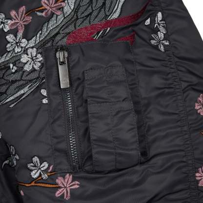 "yakuza v2" bomber Jacket dark grey-Coordom