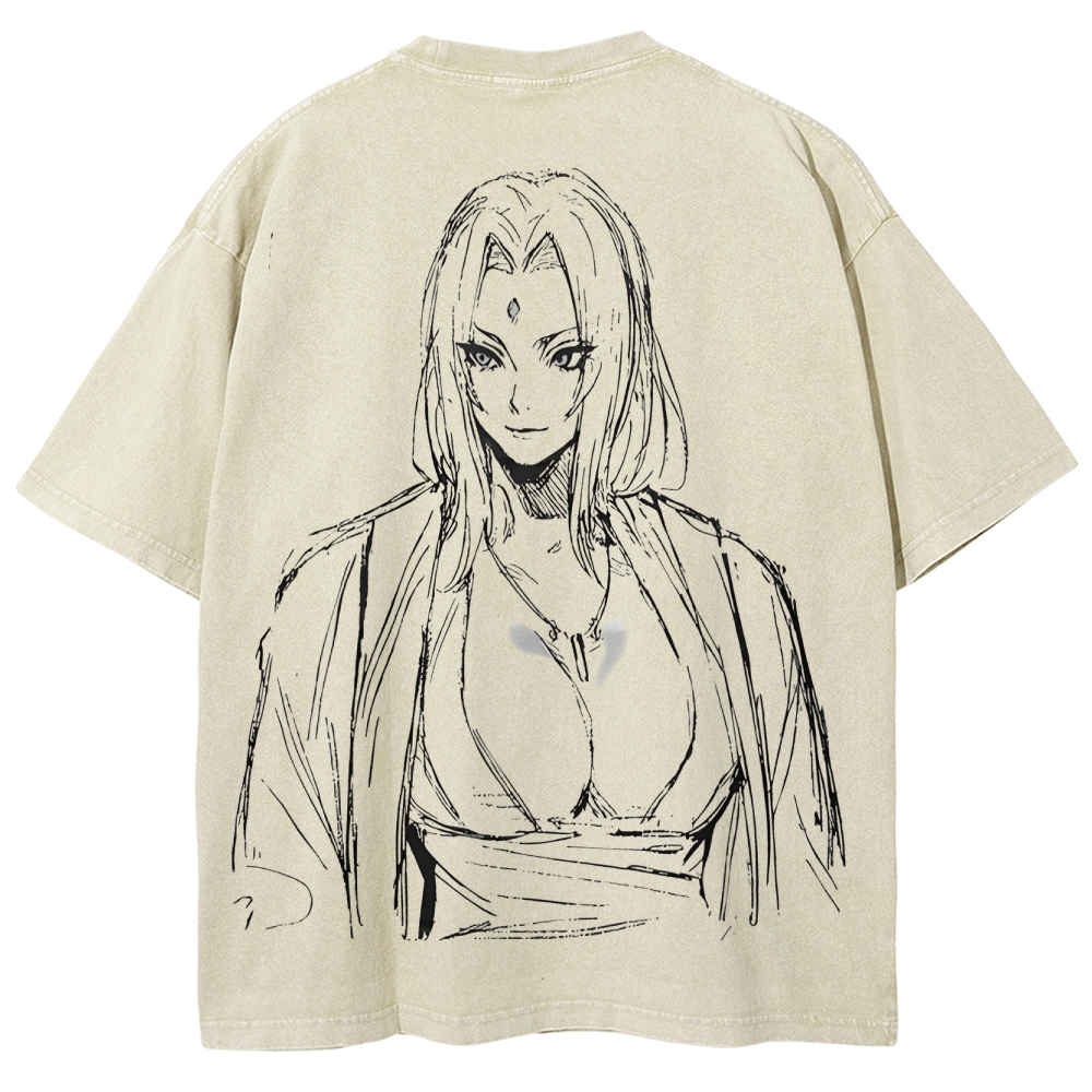 Naruto Unisex Fit Washed T-Shirt 2504009774-Coordom
