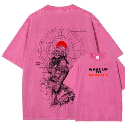 Naruto Unisex Fit Washed T-Shirt 2508017092-Coordom
