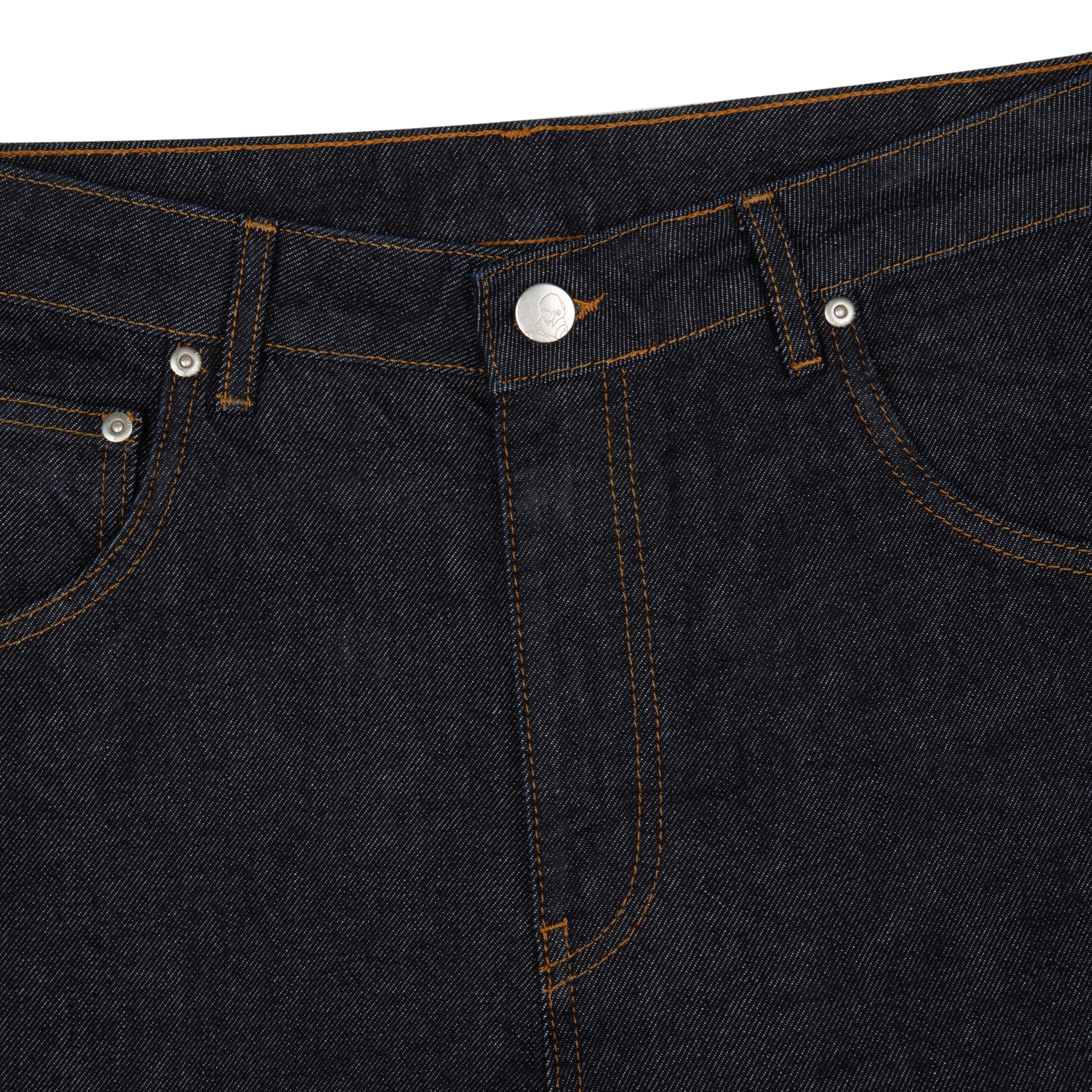 Blossom V3 Indigo Raw Denim Jeans (02) | Vintage Streetwear Baggy Pants-Coordom