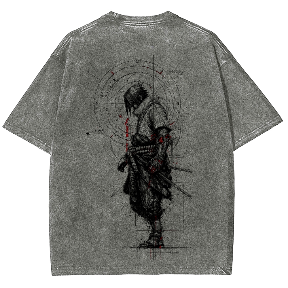 Naruto Unisex Fit Washed T-Shirt 2508017121-Coordom