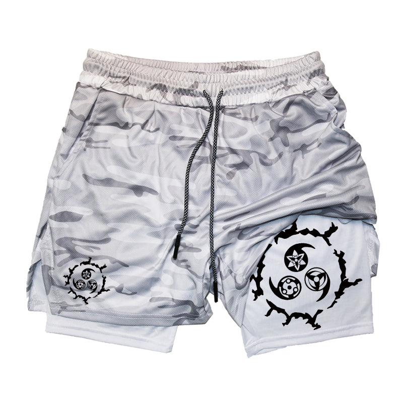 Cursed Eyes Gym Shorts-Coordom