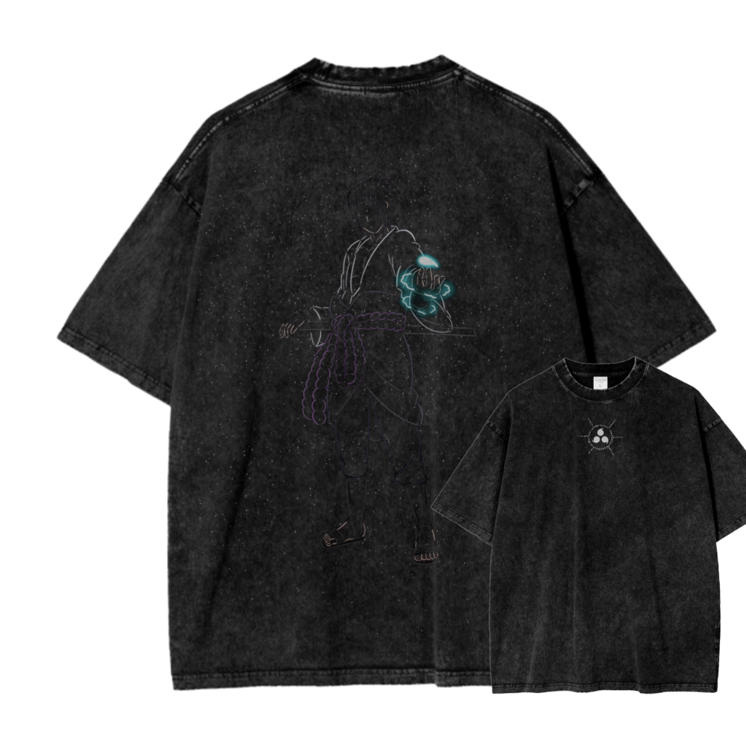SASUKE III STREETWEAR WASH TEE-Coordom