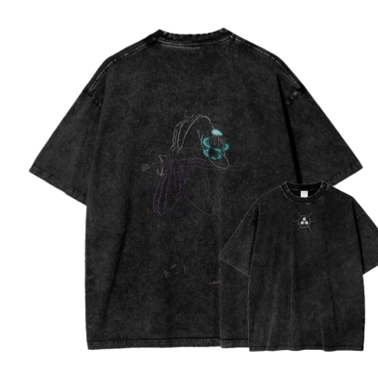 SASUKE III STREETWEAR WASH TEE-Coordom