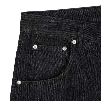 "yakuza" raw Denim black 02-Coordom