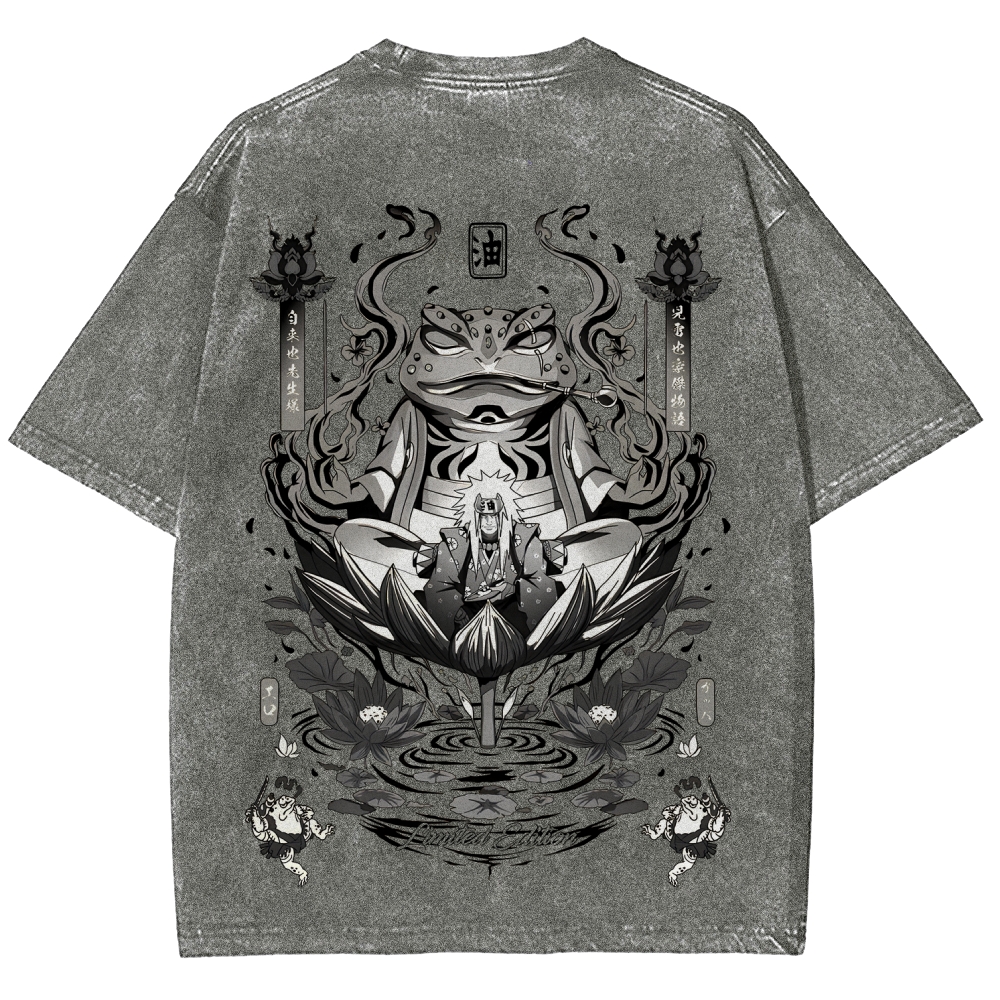 Jiraiya Unisex Fit Washed T-Shirt 2510008383-Coordom