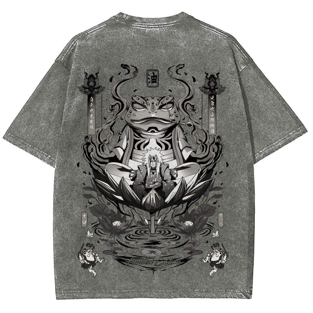 Jiraiya Unisex Fit Washed T-Shirt 2510008383-Coordom