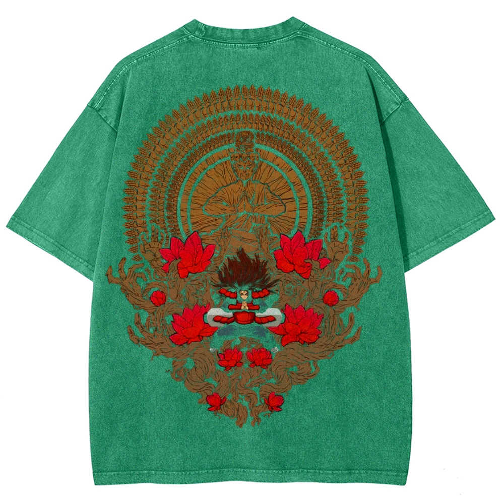 Naruto Unisex Fit Washed T-Shirt 2507012467-Coordom