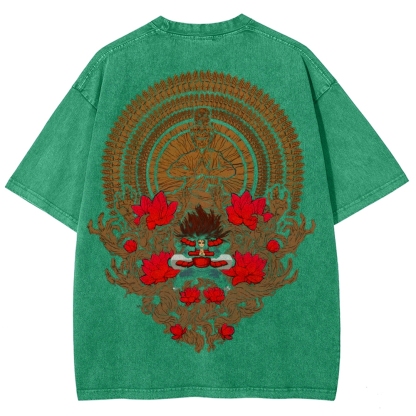 Naruto Unisex Fit Washed T-Shirt 2507012467-Coordom