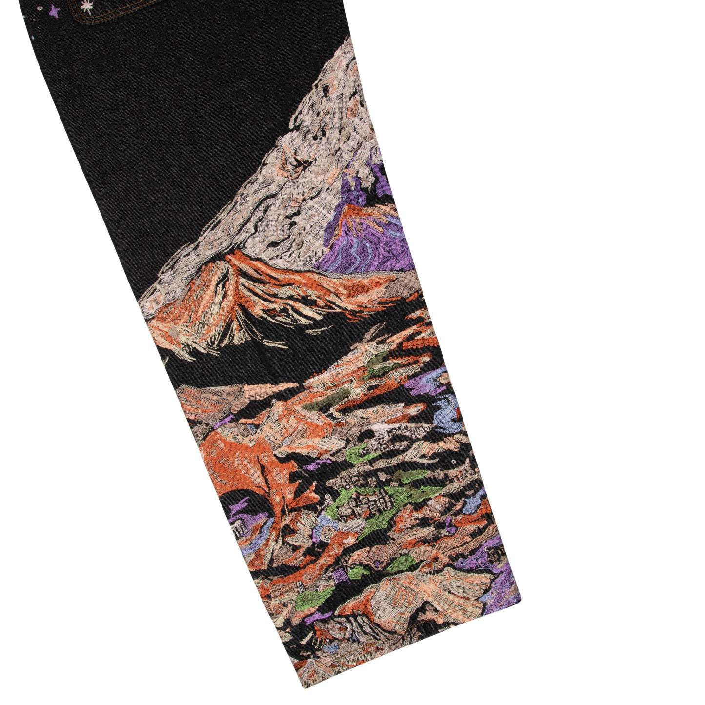 "sunset" black raw Denim-Coordom