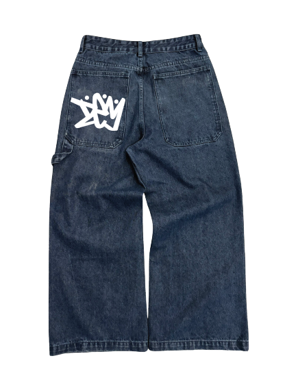 BAGGY NAVY JEANS-Coordom
