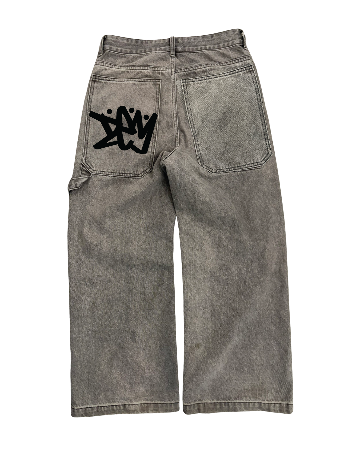 BAGGY GREY JEANS-Coordom
