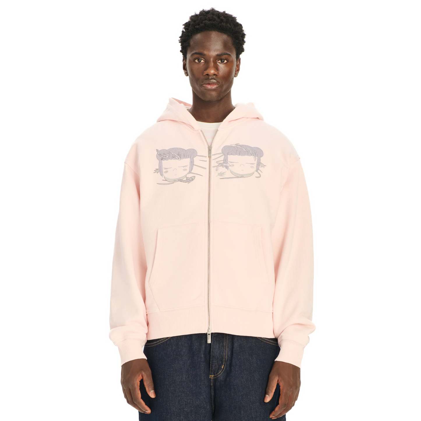 "koi" Zip Up pink-Coordom