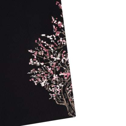 "blossom v3" ribbed T Shirt black-Coordom