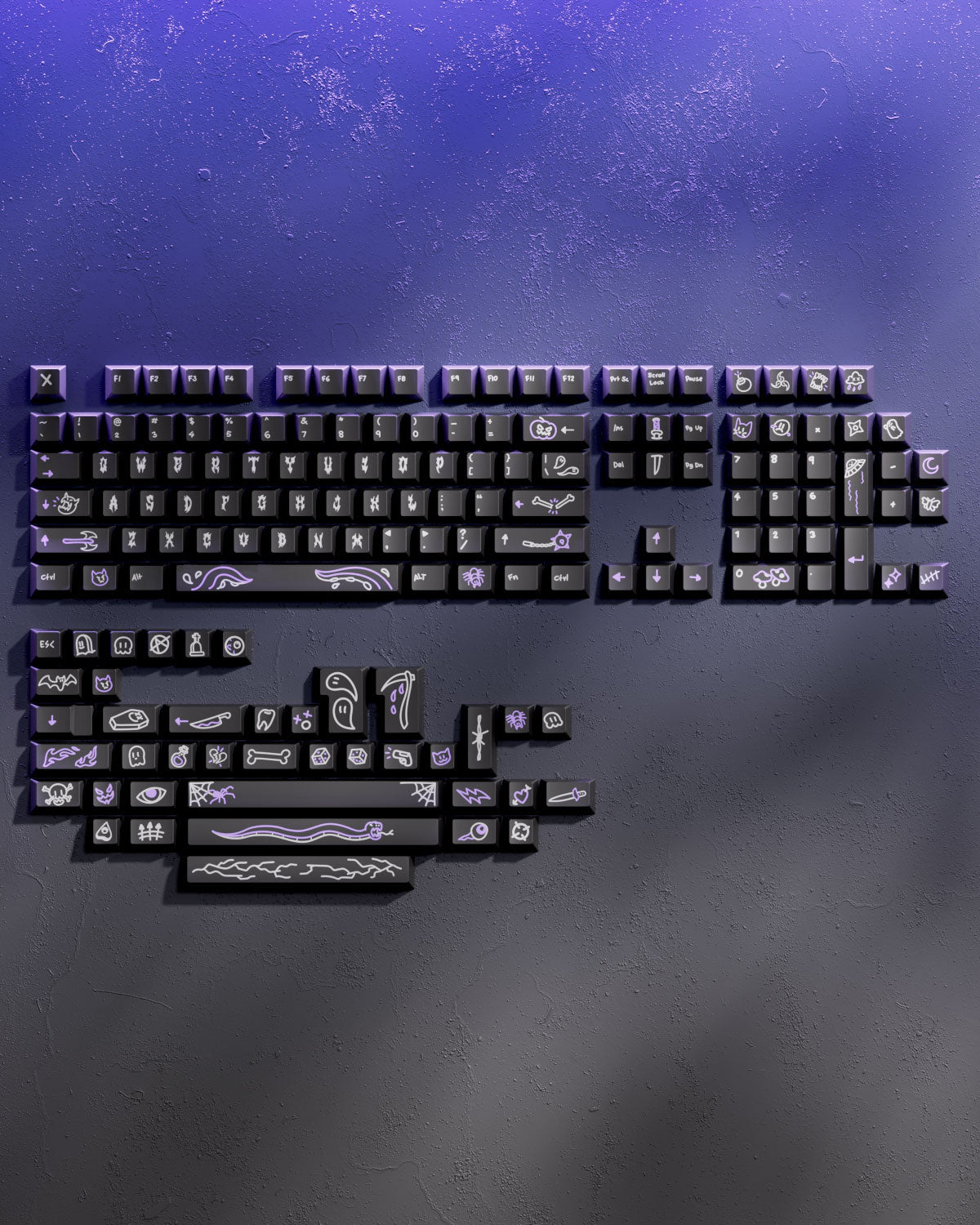  Very Ghoul Keycaps-Coordom