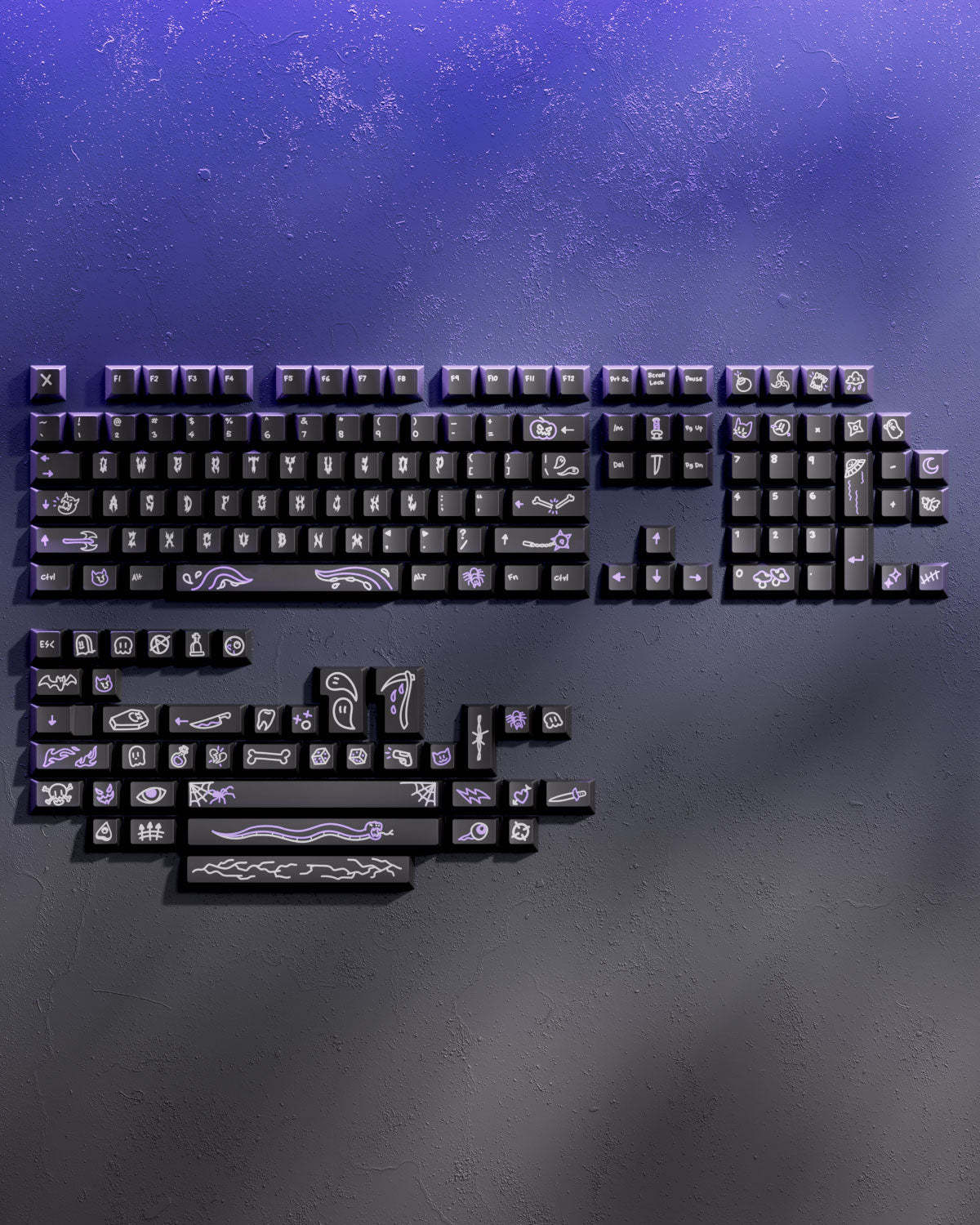  Very Ghoul Keycaps-Coordom