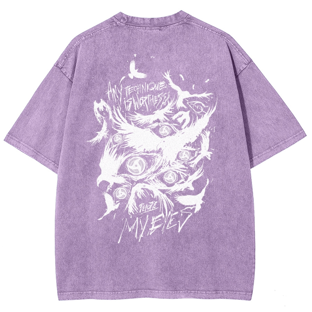 Naruto Unisex Fit Washed T-Shirt-Coordom