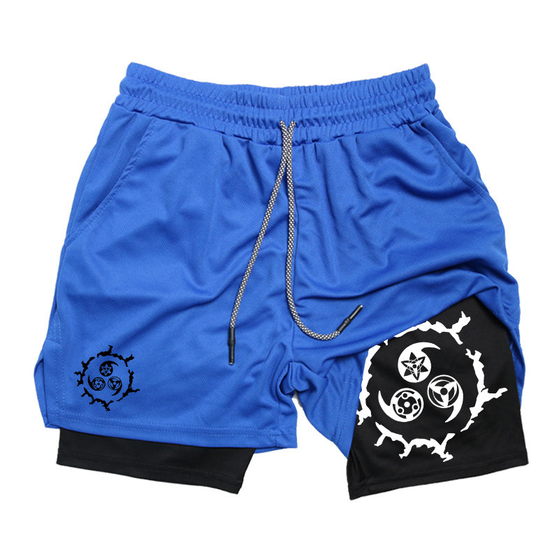 Cursed Eyes Gym Shorts-Coordom