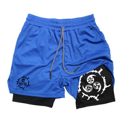 Cursed Eyes Gym Shorts-Coordom