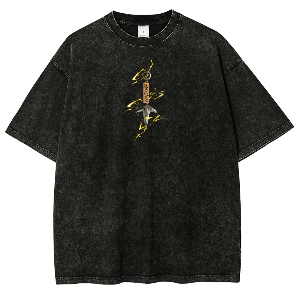 Naruto Unisex Fit Washed T-Shirt 2507030107-Coordom