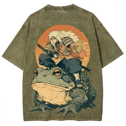 Naturo Unisex Fit Washed T-Shirt 2507024176-Coordom