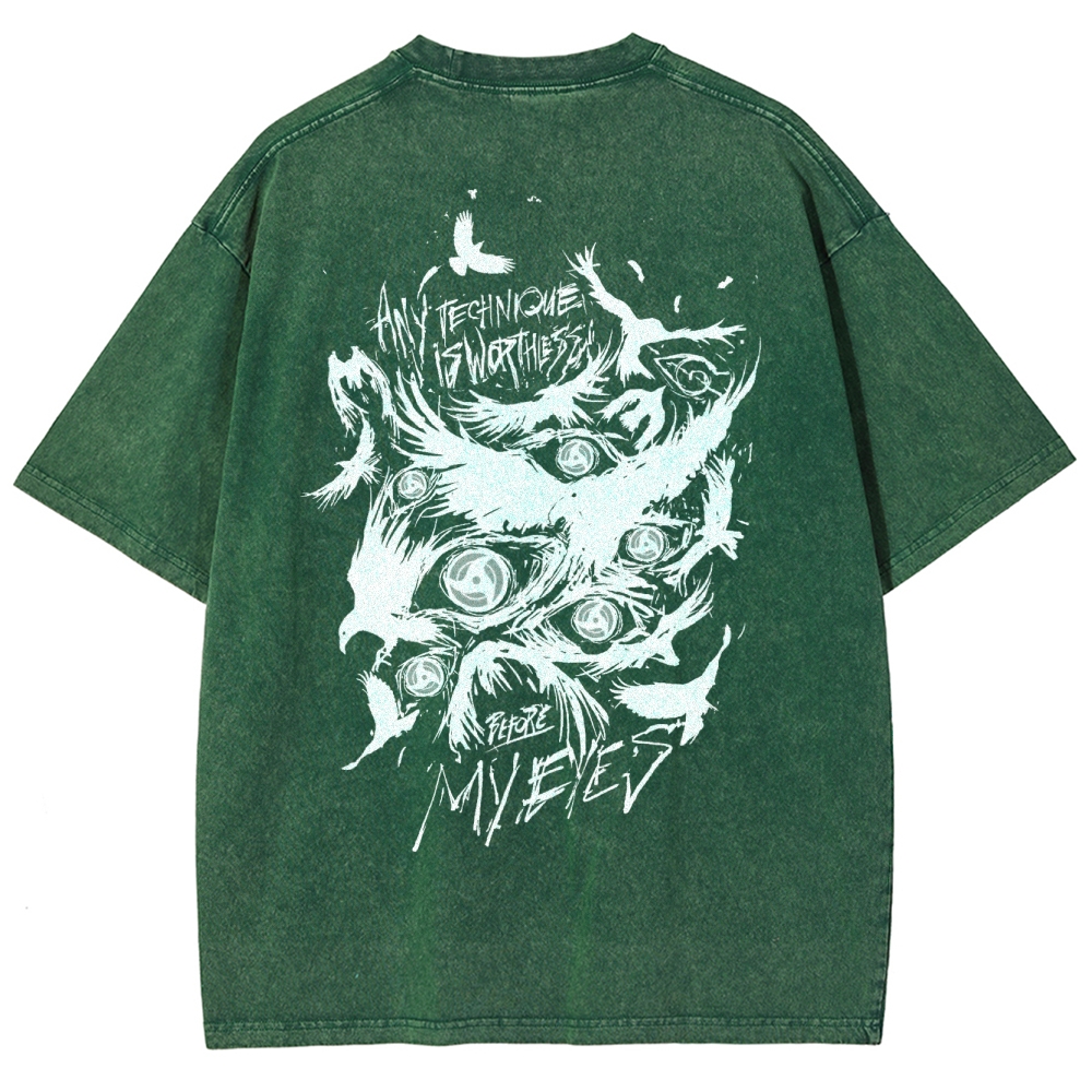 Naruto Unisex Fit Washed T-Shirt-Coordom