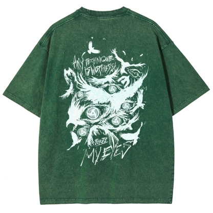 Naruto Unisex Fit Washed T-Shirt-Coordom