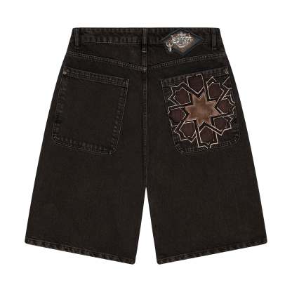  brown washed Jorts-Coordom