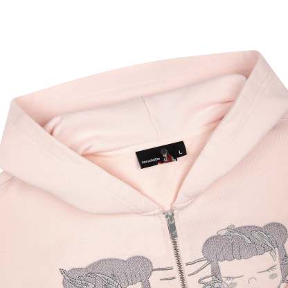 "koi" Zip Up pink-Coordom