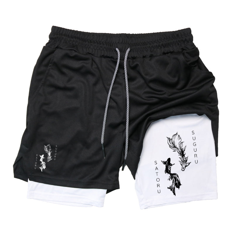 Geto x Gojo Gym Shorts-Coordom