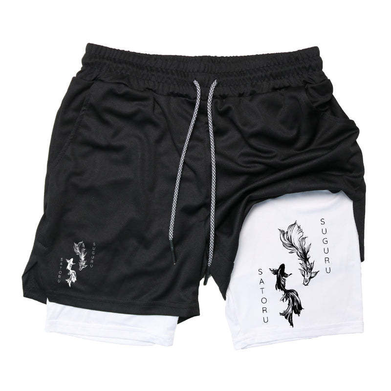 Geto x Gojo Gym Shorts-Coordom