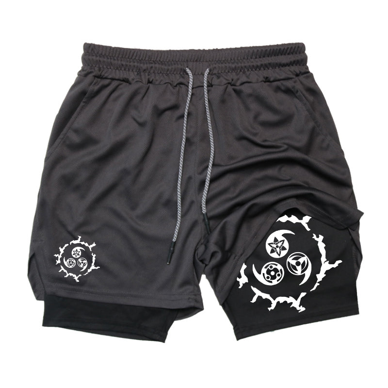 Cursed Eyes Gym Shorts-Coordom