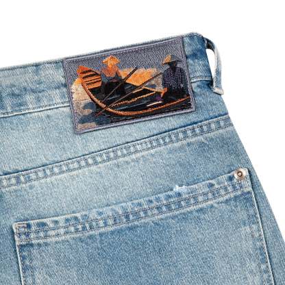 "lotus" Jorts blue-Coordom