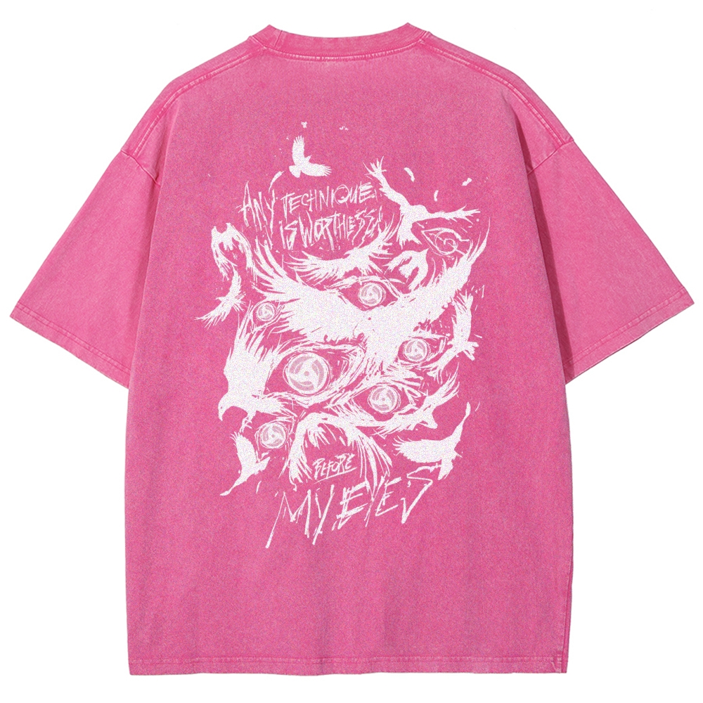 Naruto Unisex Fit Washed T-Shirt-Coordom