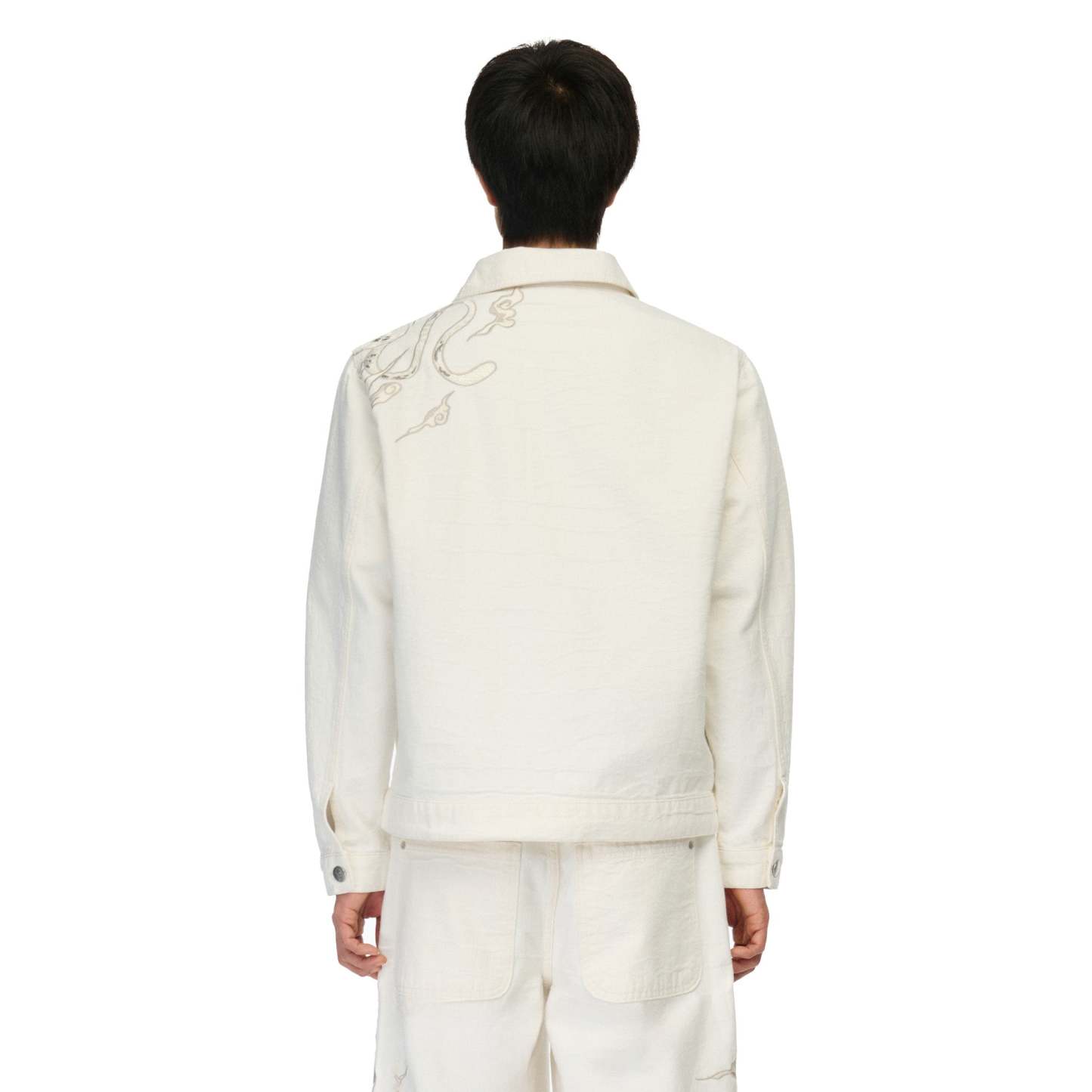 "yakuza" denim Jacket off white-Coordom