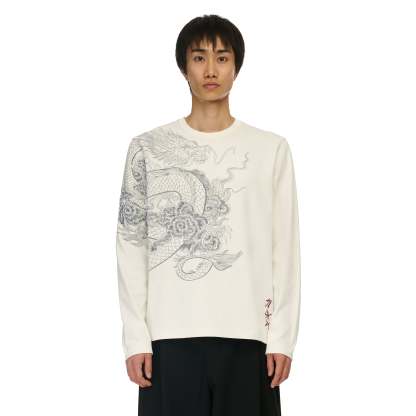 "yakuza v2" ribbed Longsleeve-Coordom