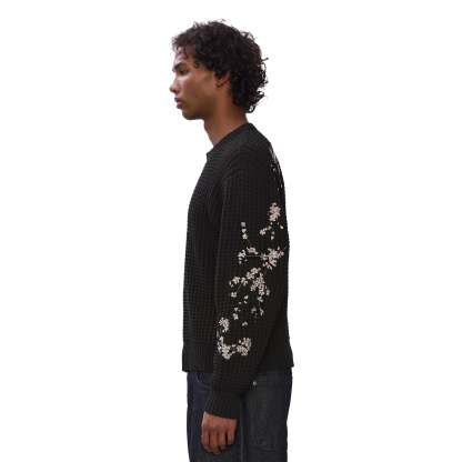 "yakuza v3" Knit black-Coordom