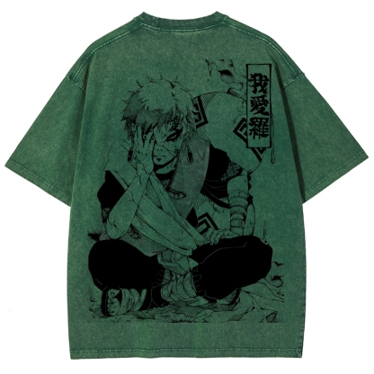 Naruto Unisex Fit Washed T-Shirt 2504014317-Coordom