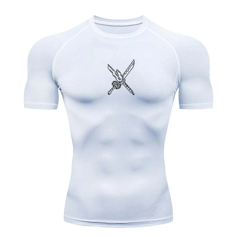 Double Sword Compression T-Shirt-Coordom