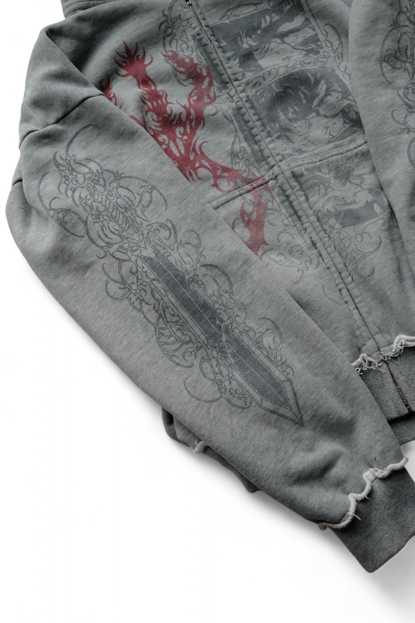 Eclipse Zip-Up Hoodie | Devil May Cry Streetwear Oversized Sweatshirt-Coordom