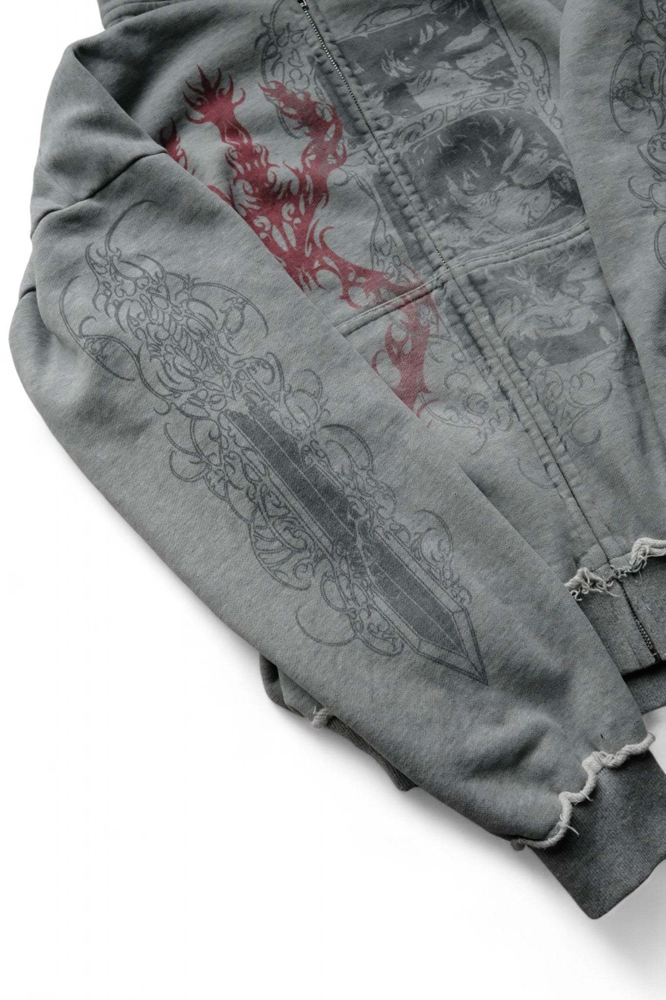 Eclipse Zip-Up Hoodie | Devil May Cry Streetwear Oversized Sweatshirt-Coordom
