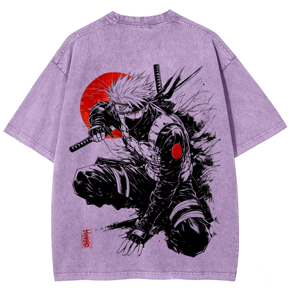 Naruto Unisex Fit Washed T-Shirt 2511024505-Coordom