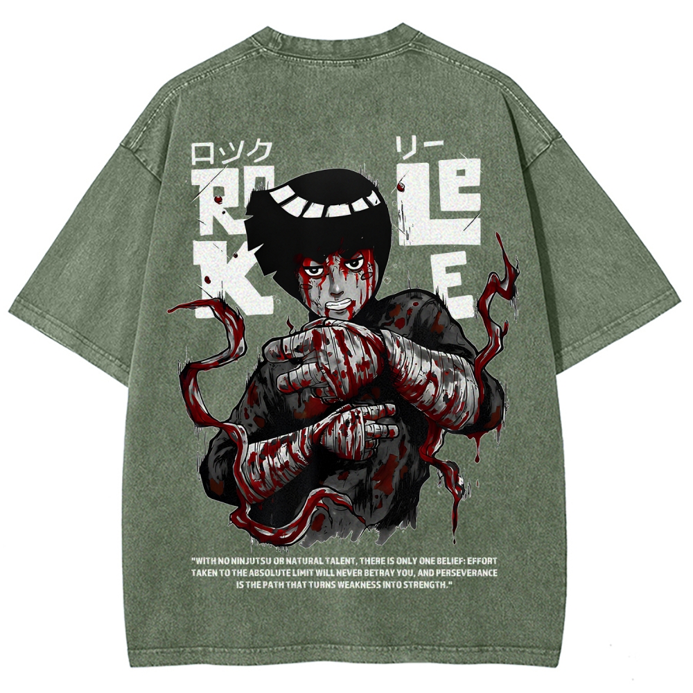 Naruto Unisex Fit Washed T-Shirt 2602007501-Coordom