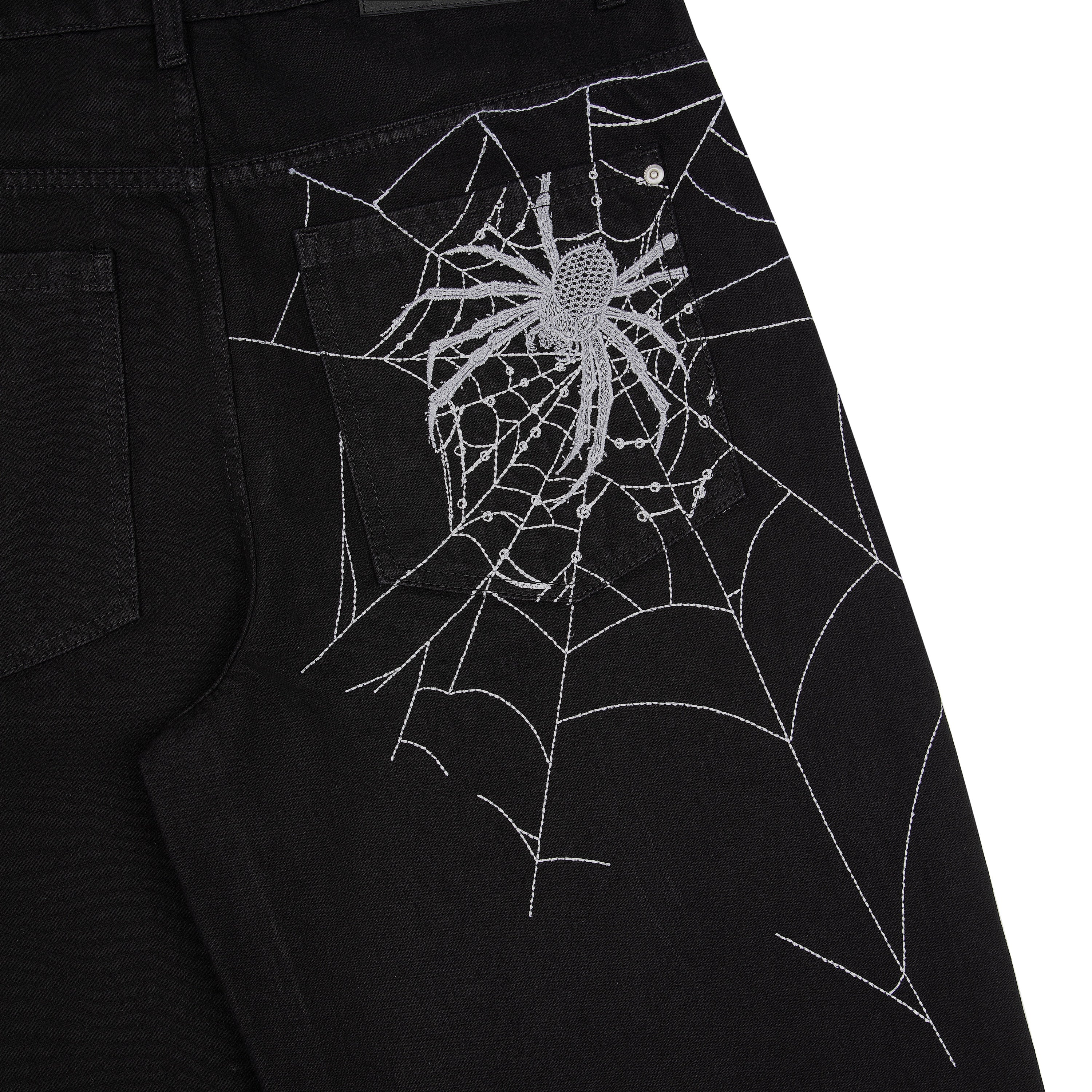 "spiderweb" raw Denim-Coordom